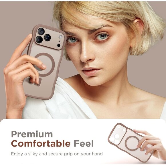 Women Clear Brown Iphone 17 Pro Max Case Full Camera Protection Mag Safe - Picture 9 of 9